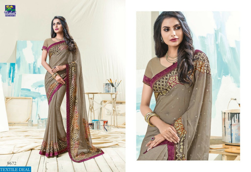 Vishal Artistry Collection Wholesale indian Saree catalog